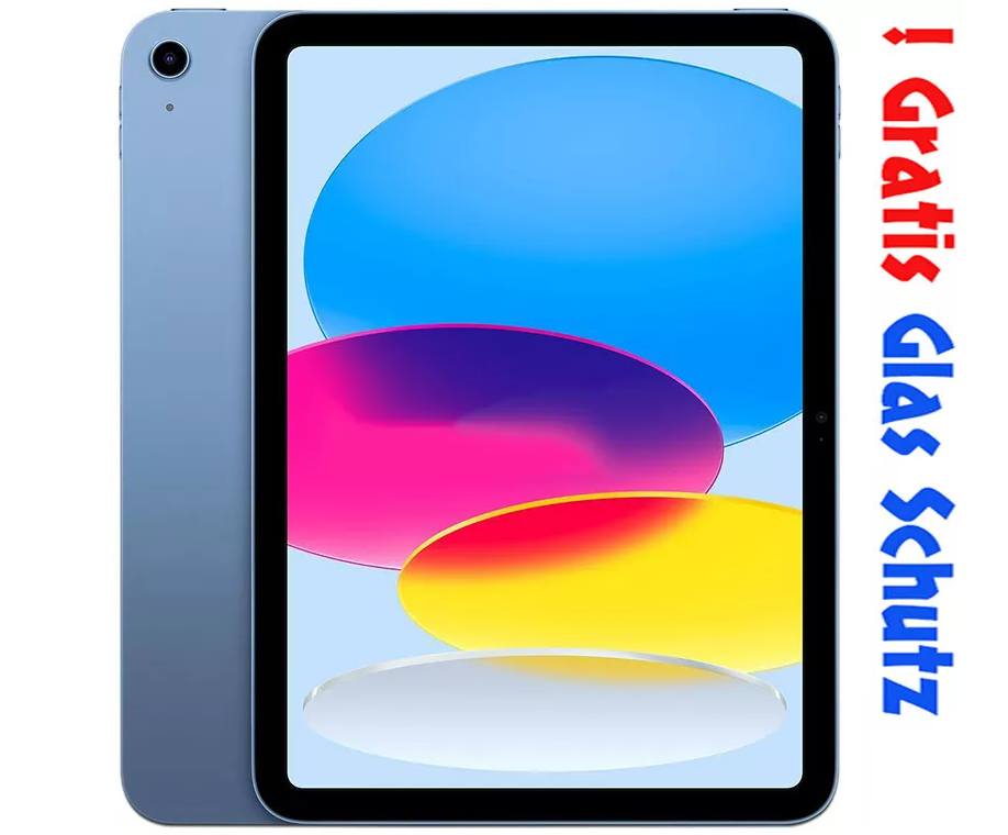 Apple iPad 10. Generation 2022 64GB 10,9 zoll Wi-Fi iOS Tablet NEU