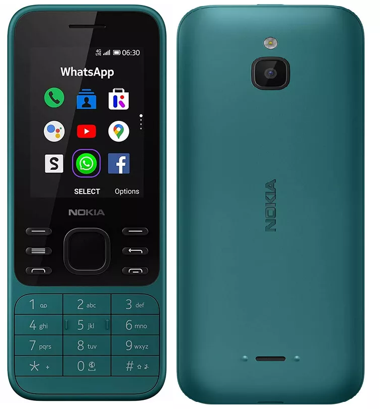 Nokia 6300 4G Dual SIM Ohne Simlock Telefon Tasten Handy Grün Green ohne WhatsAp