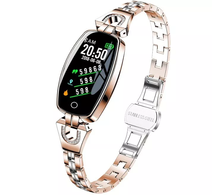 i-Bike CB-1025, Smartwatch mit Farbdisplay, Unisex, Erwachsene, Gold NEU