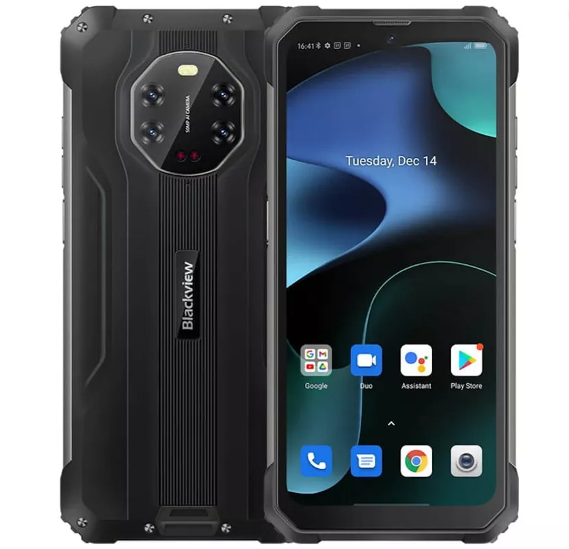 Blackview BL8800 Pro 5G 128GB Outdoor Baustellen Handy Android 8380mAh Schwarz - NEU