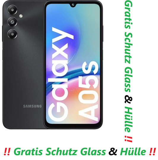 Samsung Galaxy A05s SM-A057F/DS 64Gb / 128Gb Dualsim LTE Android Ohne Simlock Smartphone imkl Hülle & Panzer glass  Schwarz /Silber / Grün