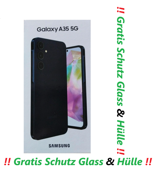 Samsung Galaxy A35 A356 5G 128GB 6GB RAM Marineblau Awesome / Iceblue NEU