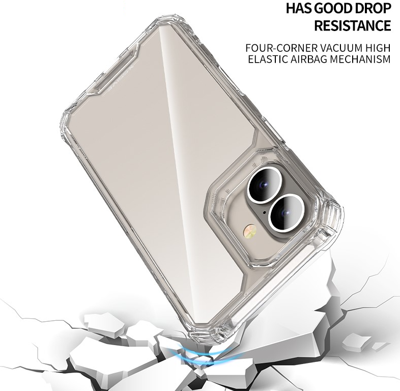 Xssive Anti Shock Hülle Durchsichtig  Back Cover Case iPhone 16 Plus   NEU Top Angebot